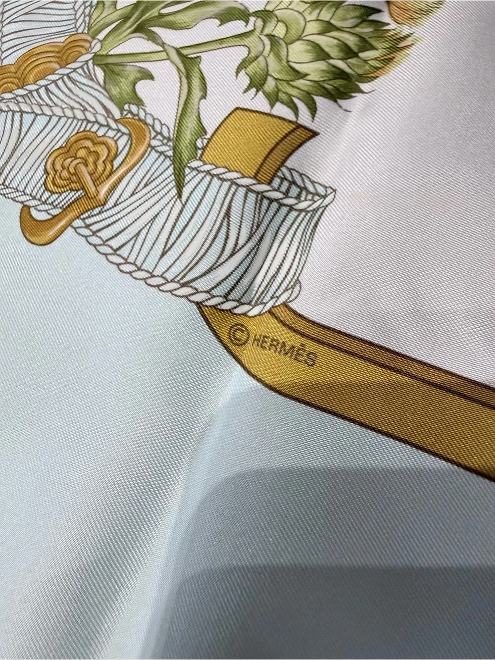 Hermes “Regina” Silk Scarf